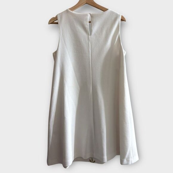 Jessica Howard Women's Sleeveless Trapeze Dress with Lace Trim Size 12P - Picture 3 of 5